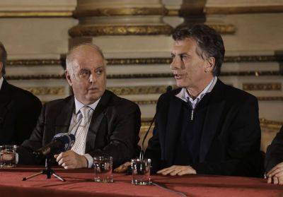 Mauricio Macri present� junto al maestro Daniel Barenboim el Festival de M�sica y Reflexi�n