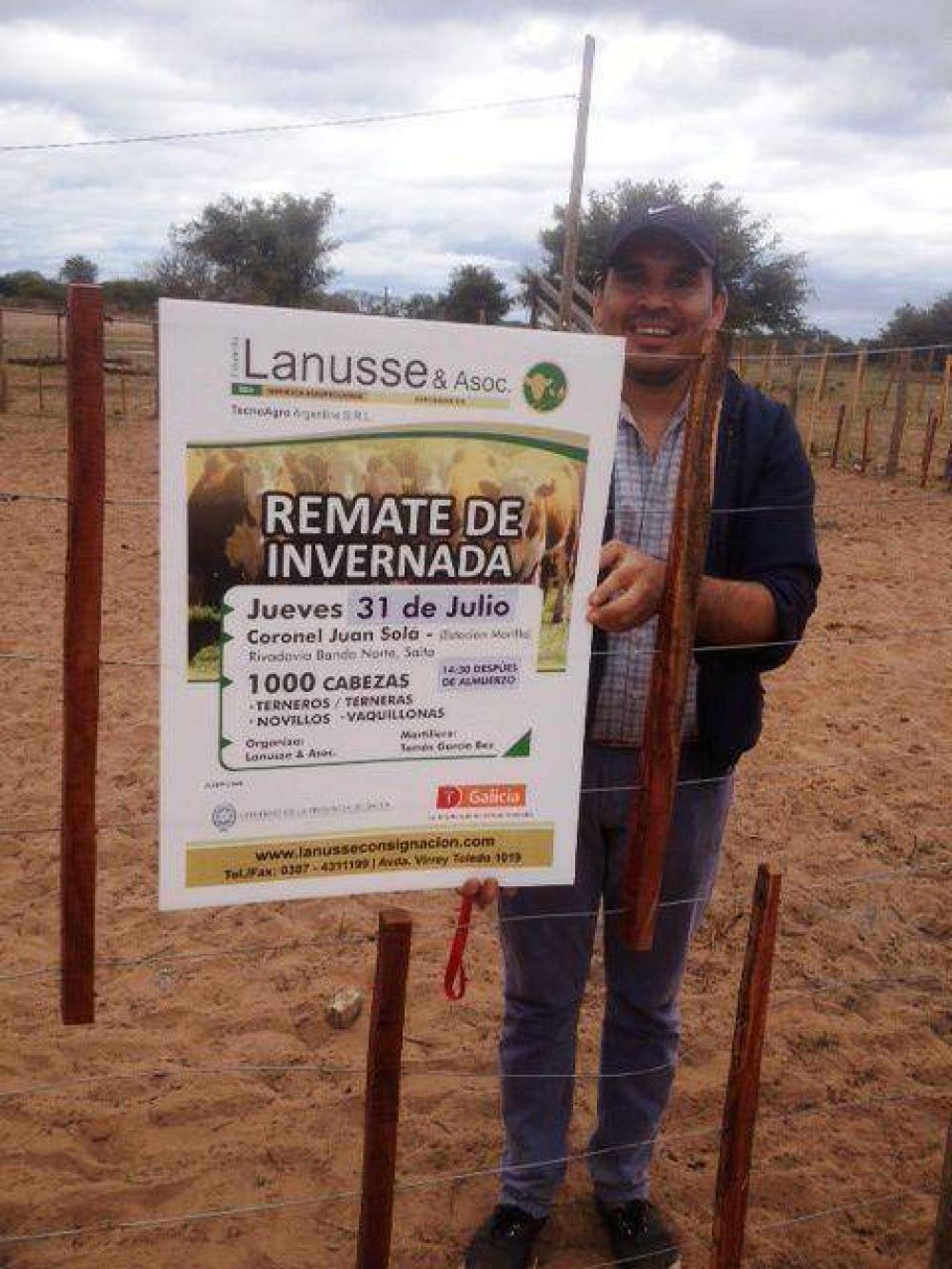 El 31 de julio se llevar� a cabo el segundo remate del Chaco Salte�o de Peque�os Productores