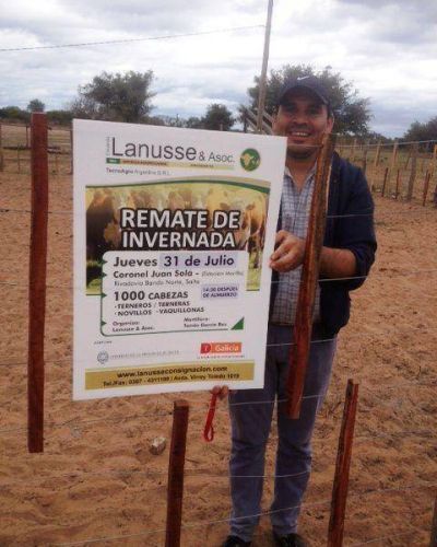 El 31 de julio se llevar� a cabo el segundo remate del Chaco Salte�o de Peque�os Productores