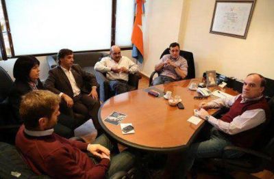 Sciurano, junto a legisladores de la UCR, se reunieron con Araque y Marinello