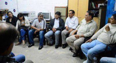 Reuni�n de dirigentes del PJ en el barrio Mariano Moreno