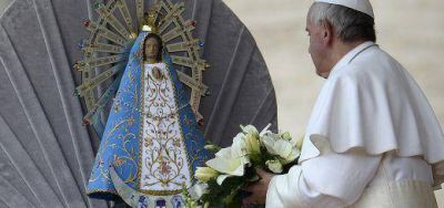 La imagen de la Virgen de Luj�n bendecida por el Papa llega este domingo a Misiones