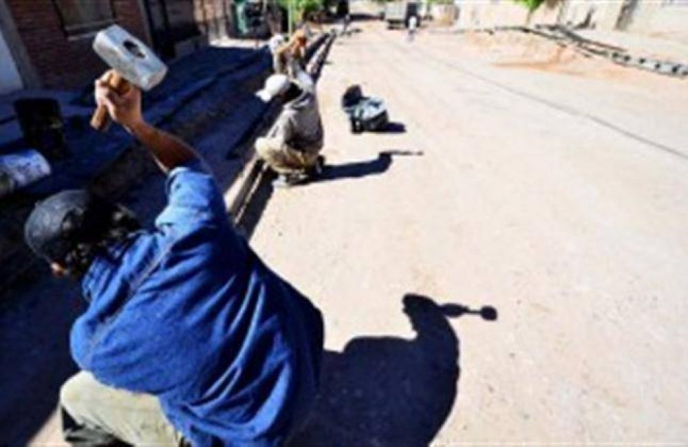 $ 5,7 millones para cordones cunetas y desag�es pluviales