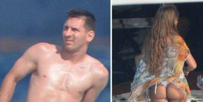 La cola de Antonella Roccuzzo, la mujer de Lionel Messi, llegó a TMZ