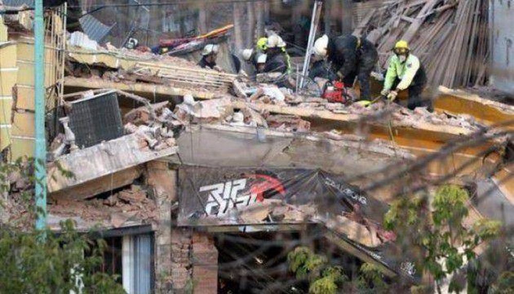Acto en Villa Urquiza a cuatro a�os del derrumbe del gimnasio