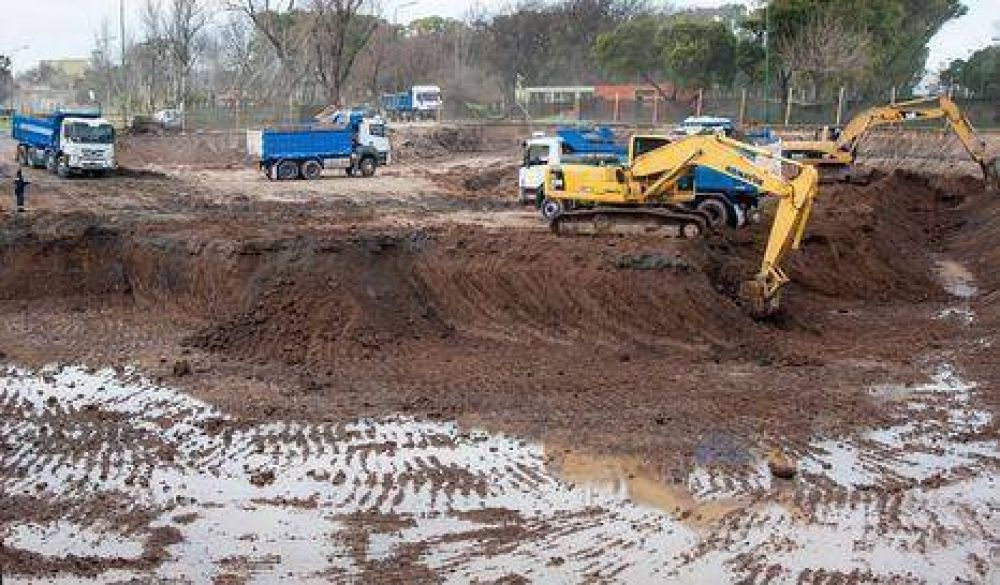 Finalizan el reservorio del Parque Sarmiento