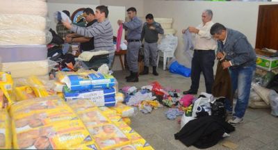 Donaci�n del Servicio Penitenciario Federal para los inundados