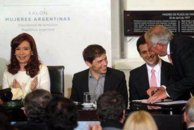 Deuda:CFK y Scioli firman la reestructuraci�n