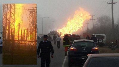 Explot� un gasoducto en una central energ�tica de C�rdoba