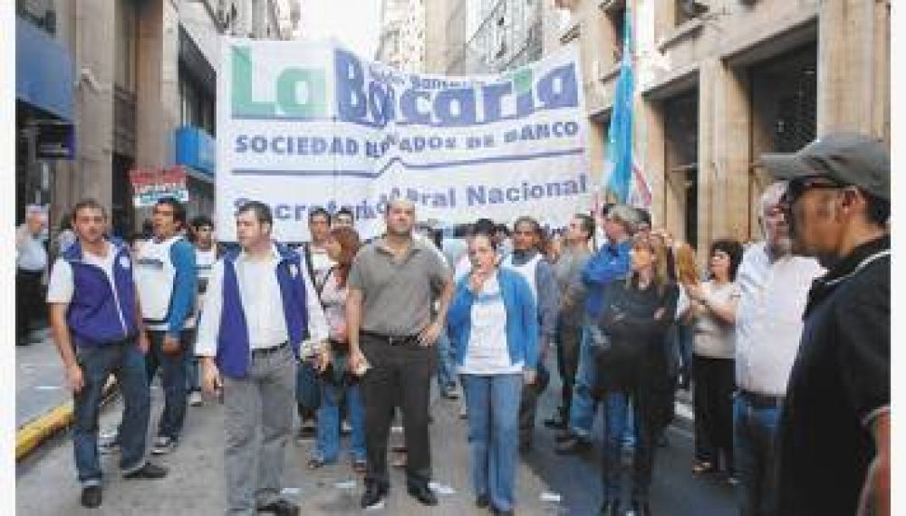 Paro de bancarios para el 7 de agosto