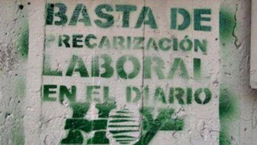 Echan a 5 trabajadores del diario platense �Hoy�