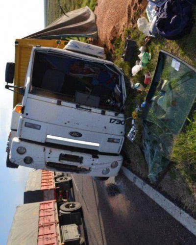 M�sicos de la Orquesta Sinf�nica de Bah�a Blanca sufrieron un accidente en la Ruta 33