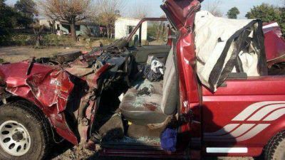 Choque con una rastra ca�era pudo ser una tragedia