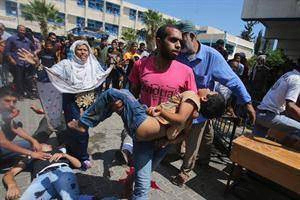 Indignacin por otro ataque israel a una escuela de la ONU