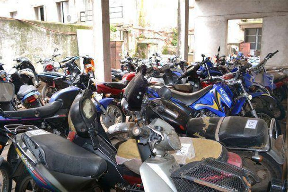 Sigue siendo importante el secuestro de motos en la ciudad