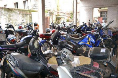 Sigue siendo importante el secuestro de motos en la ciudad