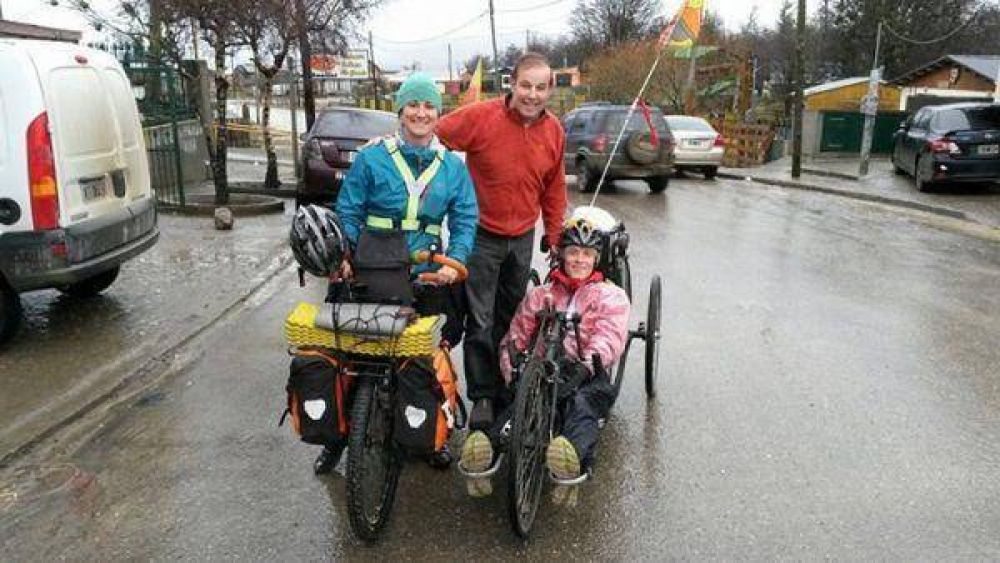 Parapl�jico ol�mpico recorre once mil kil�metros para llegar a Ushuaia