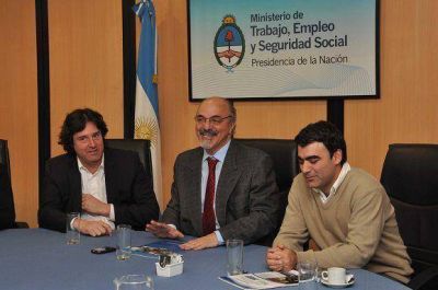 Tomada y Ugo acordaron desarrollar pol�ticas del Ministerio de Trabajo