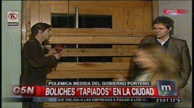 El Gobierno porte�o orden� la clausura de 600 boliches