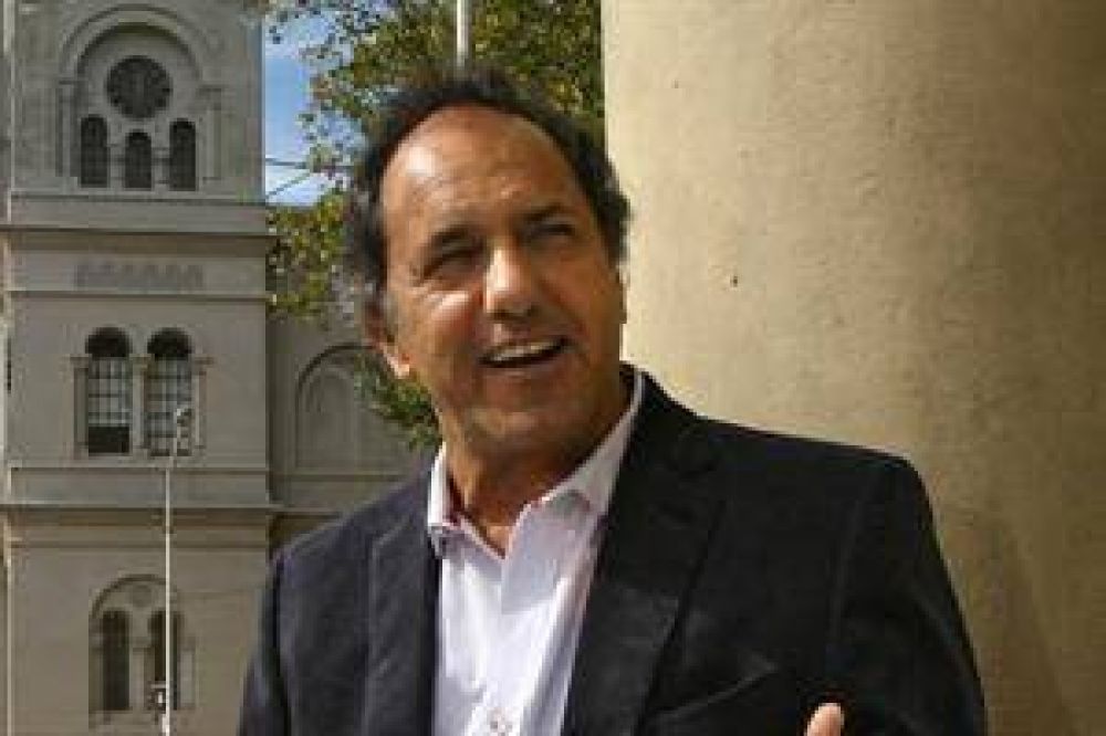 El plan de Scioli para tomar impulso en la campa�a
