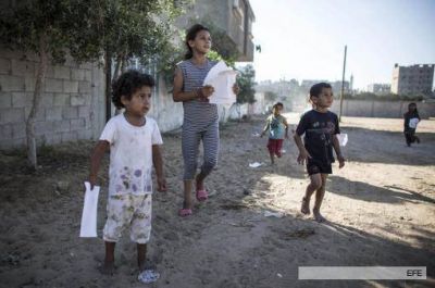 Con la tregua en marcha, la poblaci�n de Gaza sale a la calle y llega la ayuda humanitaria