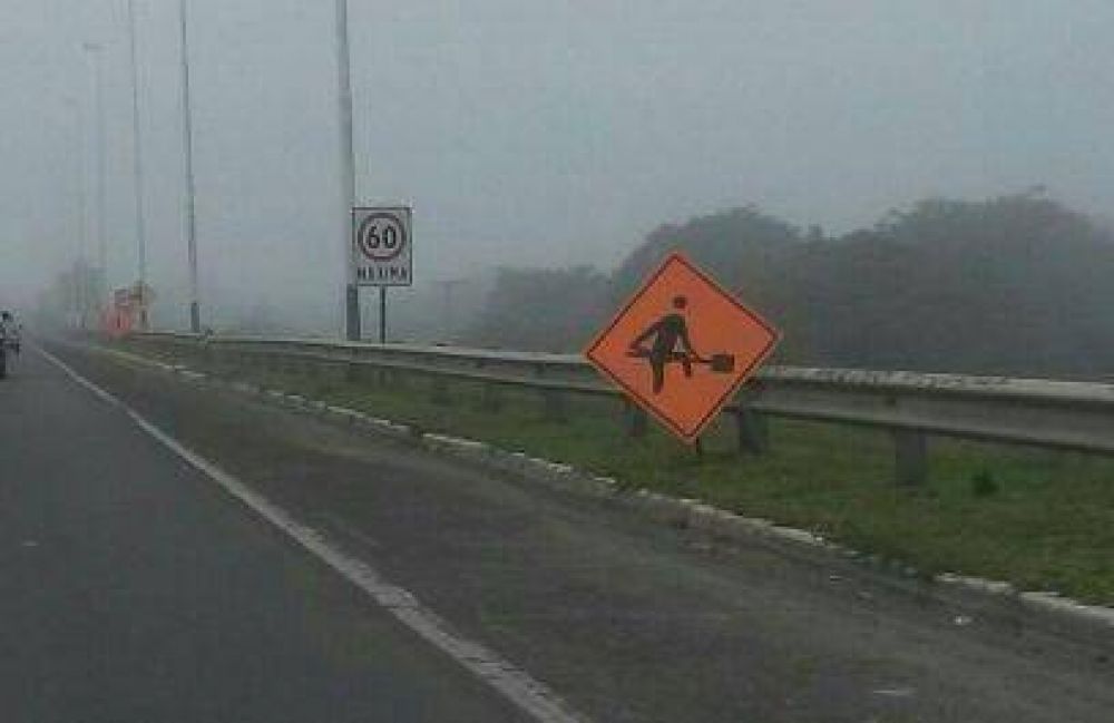 Piden precacuci�n en el acceso al puente General Belgrano por recambio de juntas