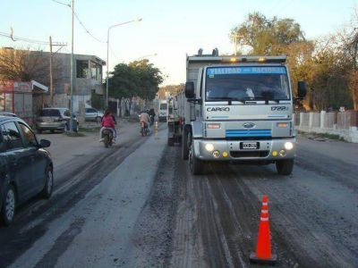 Vialidad Nacional corrige deformaciones en calzada en la Ruta Nacional N� 157