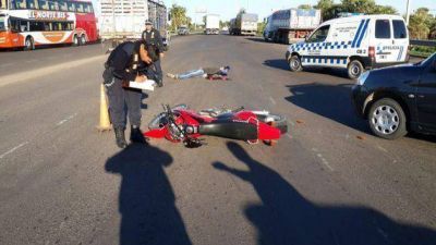 Otro accidente en el peaje del puente