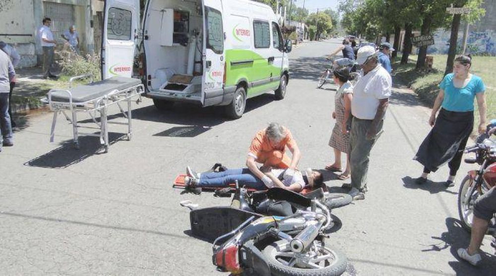 Las motos est�n presentes en el 79,9 por ciento de los choques en Jun�n