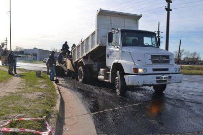 El Municipio repavimenta la zona de la Terminal