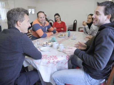 Macri visit� Mor�n