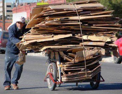 Reconversi�n de cartoneros: carretones por caballos 