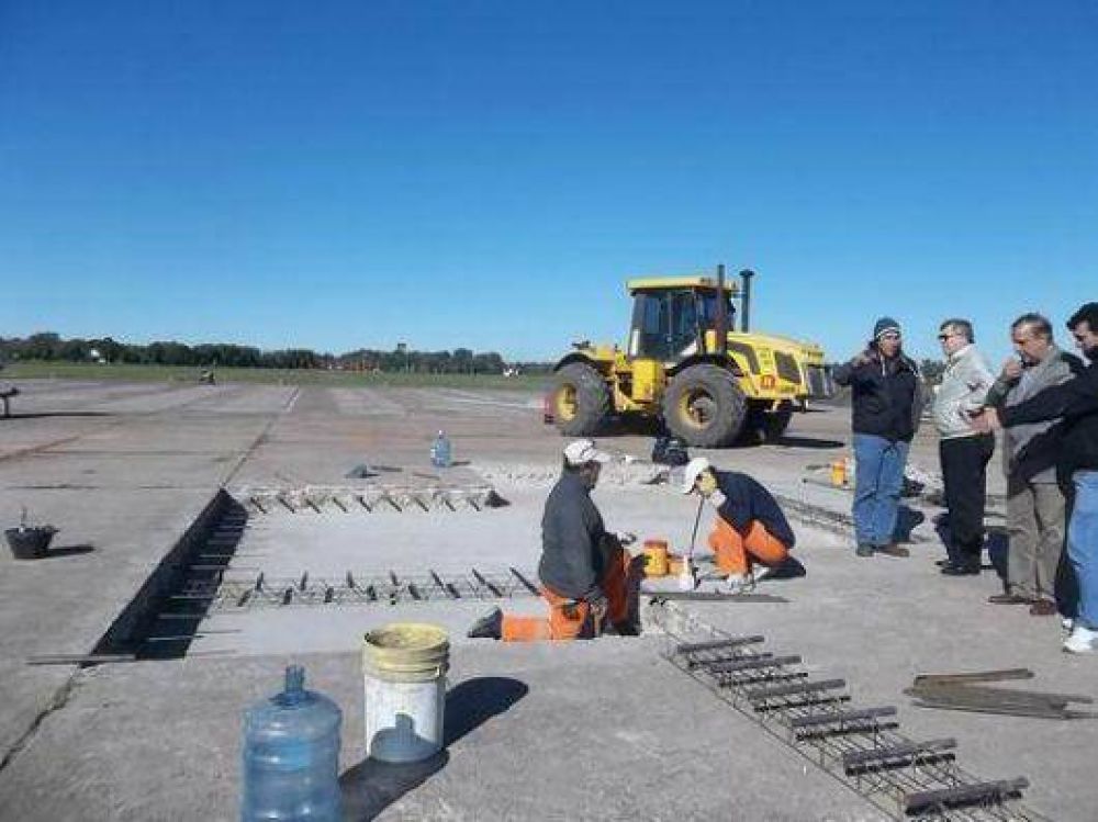 En septiembre terminar�a la primera etapa de reparaci�n del aeropuerto