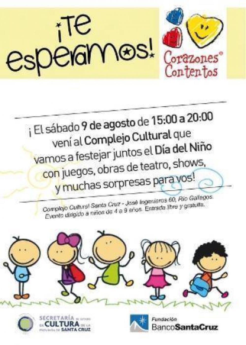 Fundaci�n Banco Santa Cruz celebrar� el D�a del Ni�o