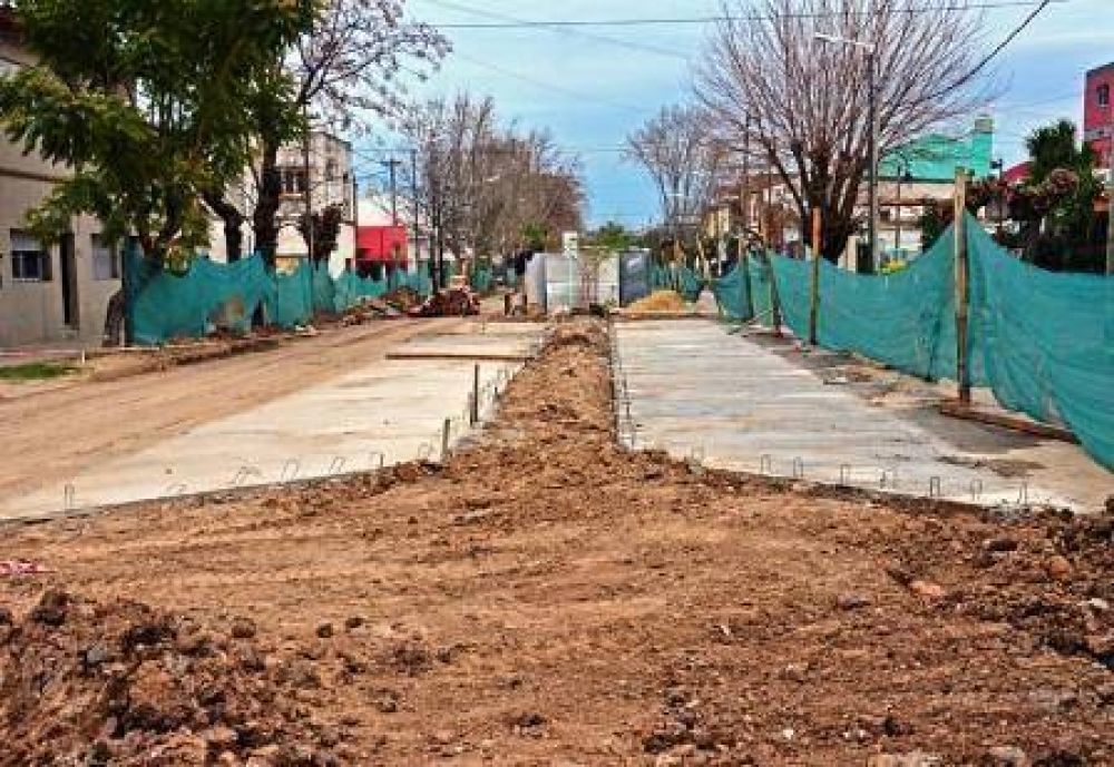 San Fernando construye un nuevo Boulevard sobre la calle Carlos Casares 