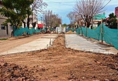 San Fernando construye un nuevo Boulevard sobre la calle Carlos Casares 