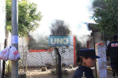 Incendio y muerte: qued� demorado el marido de la mujer