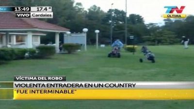 Golpean a un m�dico y sus hijos durante un asalto en un country de Campana