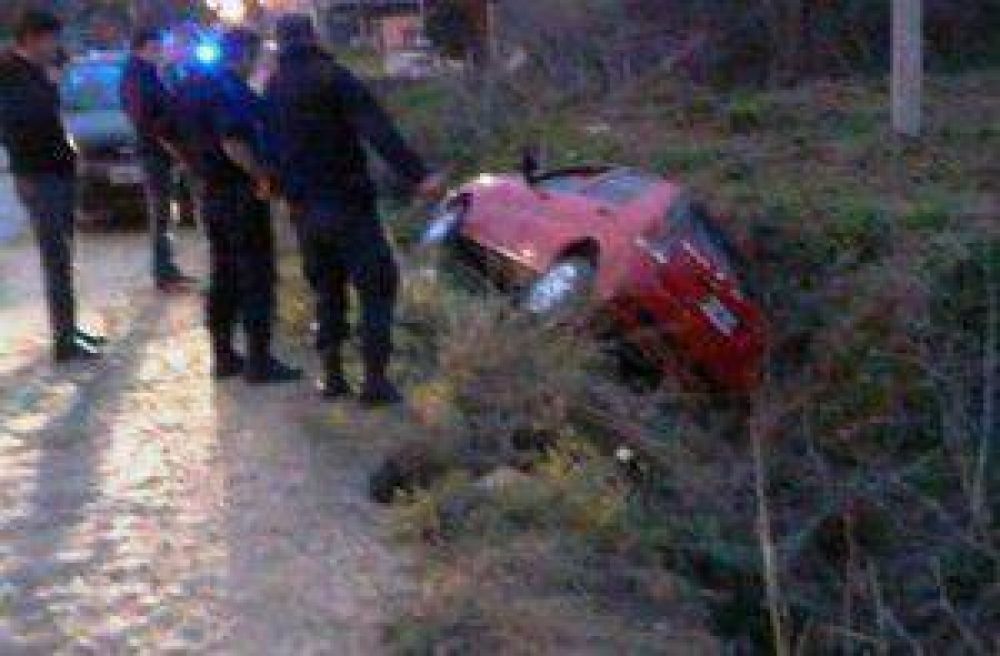 Accidente en las calles Zapiola y Palmer