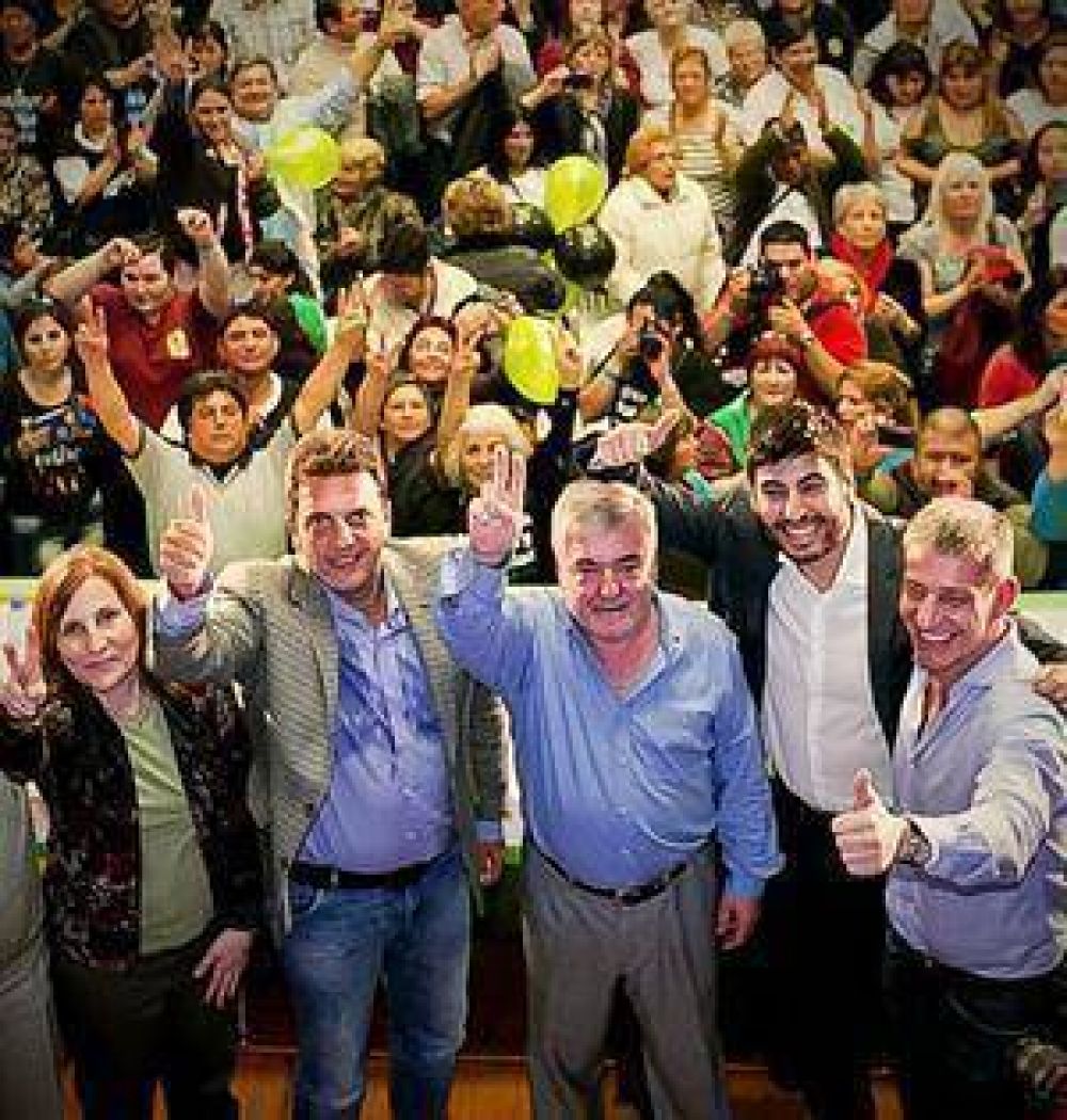 Massa fue a Chubut para el lanzamiento de Das Neves