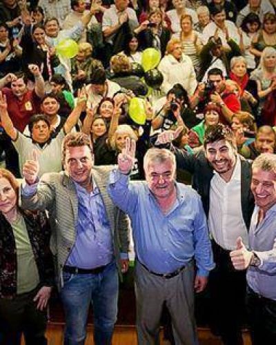 Massa fue a Chubut para el lanzamiento de Das Neves