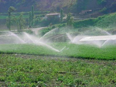 Inauguraron obra de agua comunitaria para riego en Pampichuela
