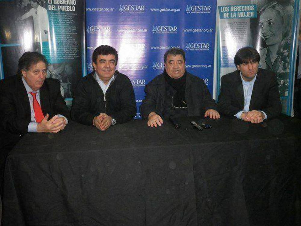 Espinoza, Bossio y Collia junto a Curto en el PJ de Tres de Febrero