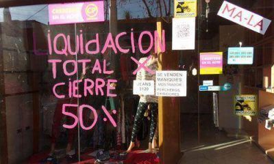 Con unos 20 locales cerrados, crece la crisis del comercio