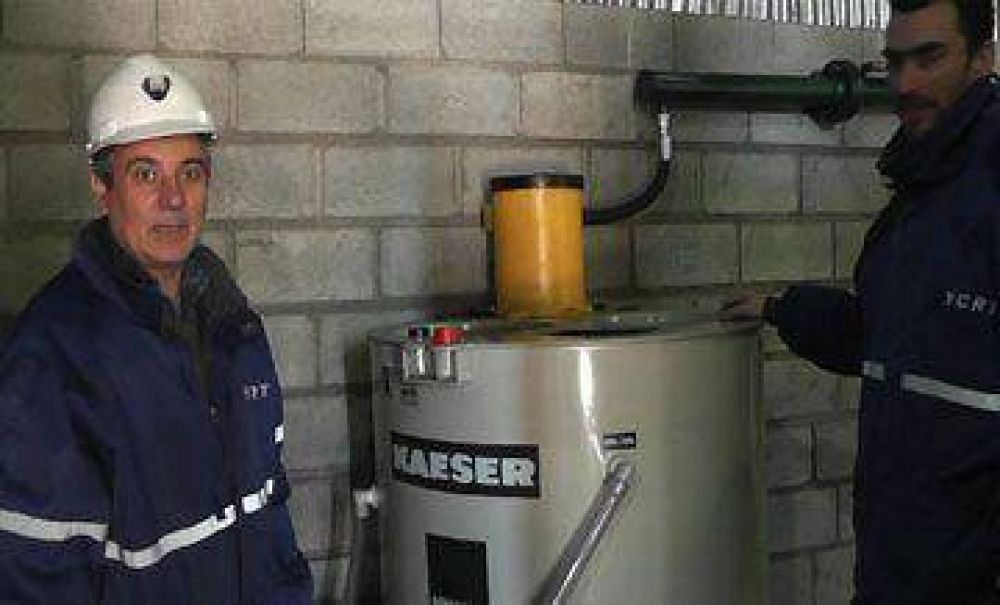 YCRT recibi� equipamiento para condensados de agua y aceite