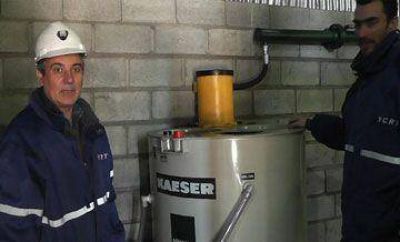YCRT recibi� equipamiento para condensados de agua y aceite