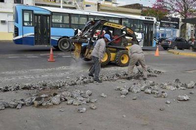 La Comuna capitalina inici� la segunda etapa de la reconstrucci�n del play�n del puerto