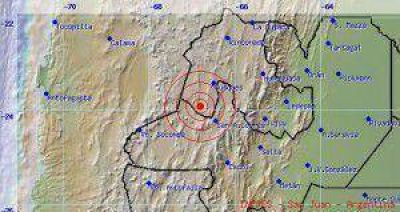 Este mediod�a se produjo en Jujuy un sismo de magnitud 4,8