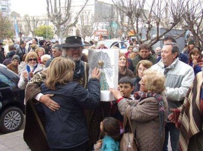 Emoci�n y l�grimas en un clima festivo