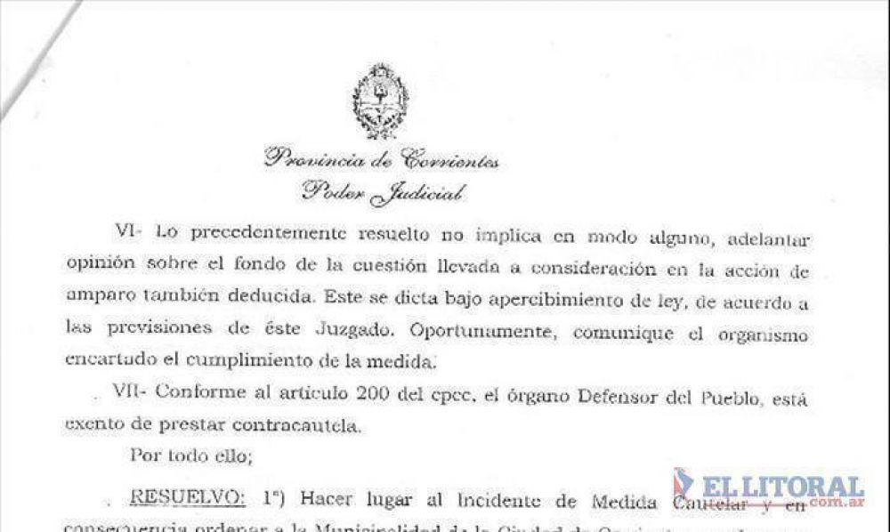 Contribuci�n por mejora: la Comuna acat� el freno judicial pero no devolver� lo cobrado